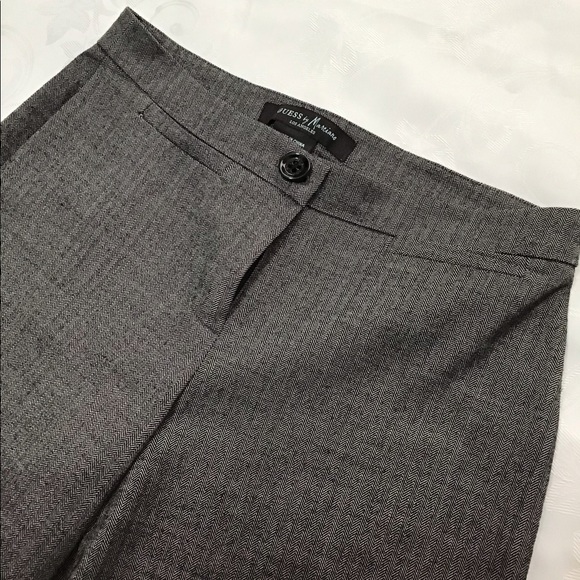 Marciano black-grey flare pants; work or dress up - Picture 3 of 11